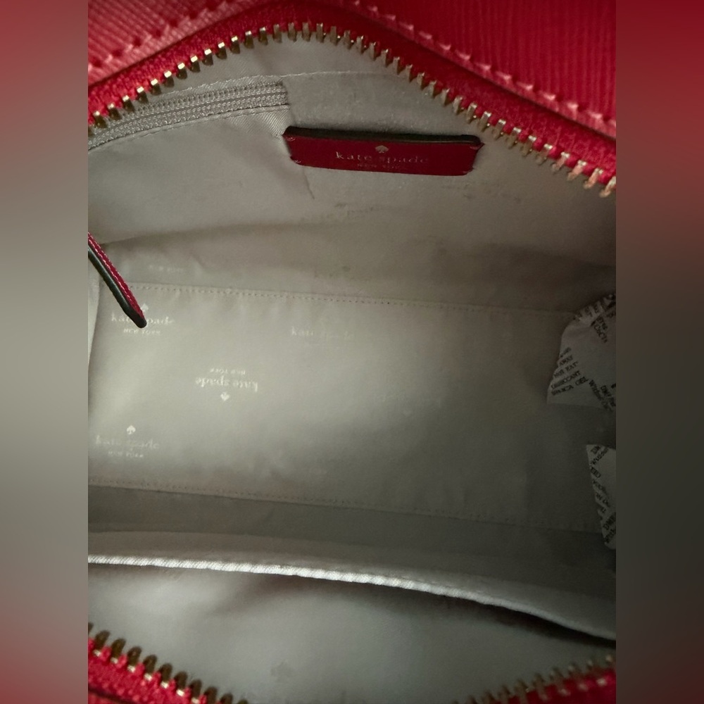 Kate Spade New York Madison Saffiano Leather Medium Satchel in Candied Cherry - Picture 4 of 7